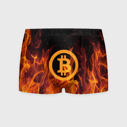 Мужские трусы 3D BITCOIN FIRE Фото 01 Мужские трусы 3D BITCOIN FIRE Фото 01