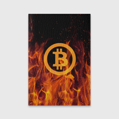 Обложка для паспорта матовая кожа BITCOIN FIRE Фото 01 Обложка для паспорта матовая кожа BITCOIN FIRE Фото 01