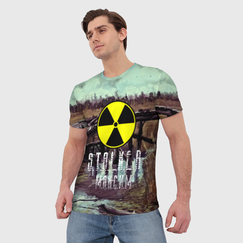 Мужская футболка 3D S.T.A.L.K.E.R МАКСИМ, цвет 3D печать - фото 3