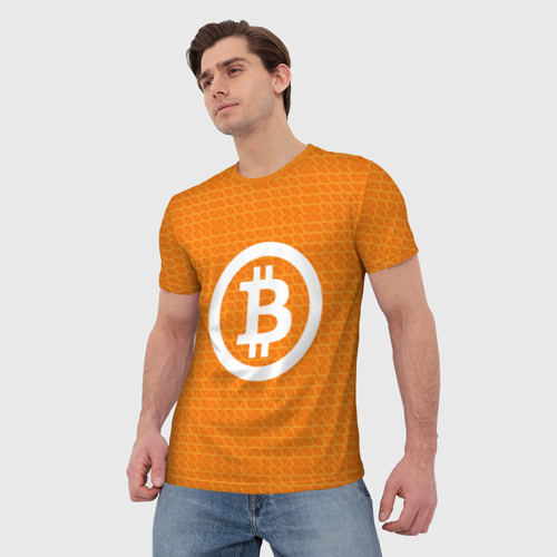 Мужская футболка 3D BITCOIN - фото 3