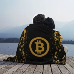 Плед 3D Биткоин bitcoin - фото 2