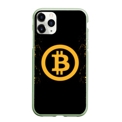 Чехол для iPhone 11 Pro матовый Биткоин bitcoin