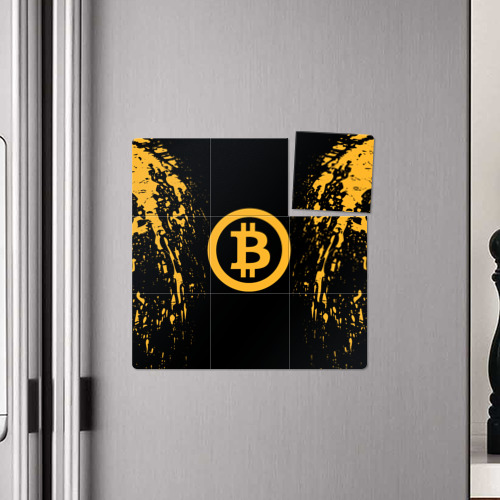 Магнитный плакат 3Х3 Биткоин bitcoin - фото 4