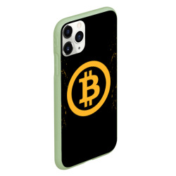 Чехол для iPhone 11 Pro матовый Биткоин bitcoin - фото 2