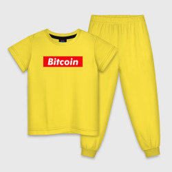 Детская пижама хлопок Bitcoin