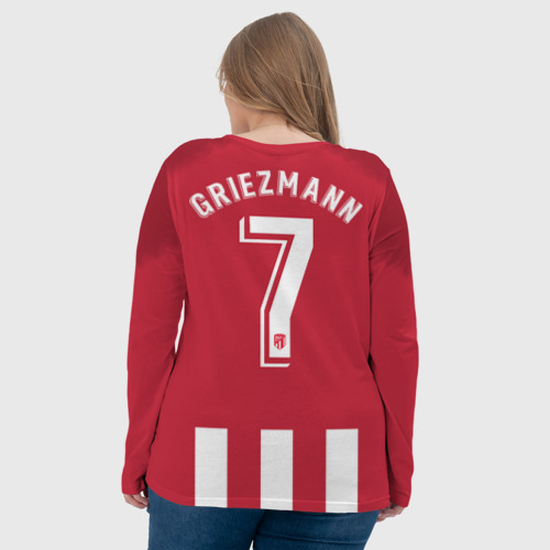 Женский лонгслив 3D Griezmann 18-19, цвет 3D печать - фото 7