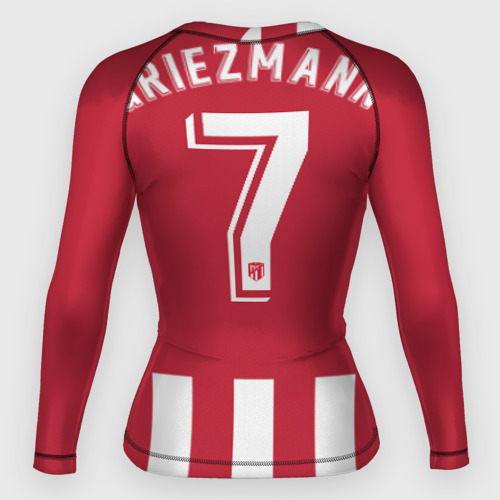 Женский рашгард 3D Griezmann 18-19, цвет 3D печать - фото 2