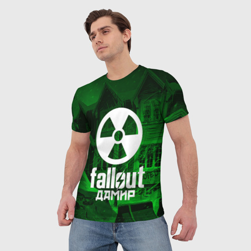 Мужская футболка 3D FALLOUT ДАМИР, цвет 3D печать - фото 3