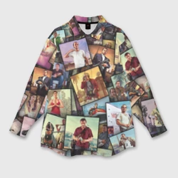 Женская рубашка oversize 3D GTA