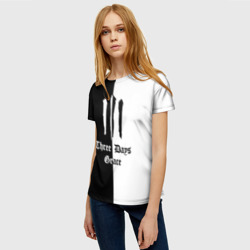 Женская футболка 3D Three Days Grace - фото 2