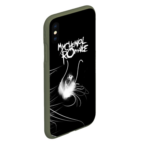 Чехол для iPhone XS Max матовый My Chemical Romance, цвет темно-зеленый - фото 3