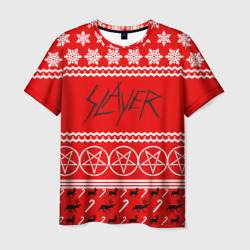 Мужская футболка 3D Праздничный Slayer