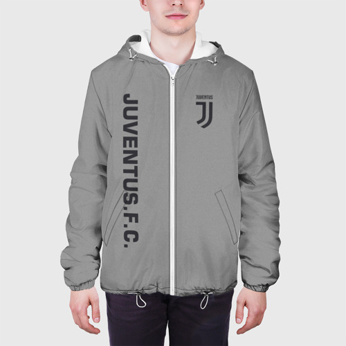 Мужская куртка 3D Juventus 2018 Vintage, цвет 3D печать - фото 4