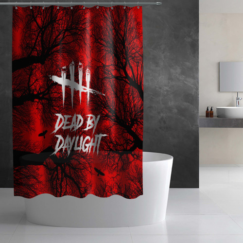Штора 3D для ванной Dead by Daylight - фото 2