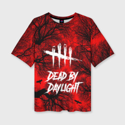 Женская футболка oversize 3D Dead by Daylight