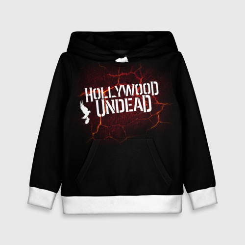 Детская толстовка 3D Hollywood Undead, цвет белый