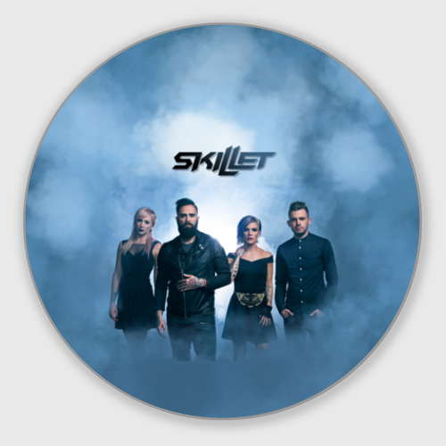 Круглый коврик для мышки Skillet