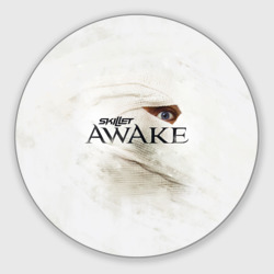 Круглый коврик для мышки Awake