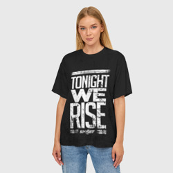 Женская футболка oversize 3D We Rise - фото 2