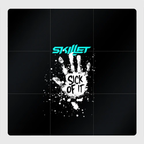Магнитный плакат 3Х3 Sick of it