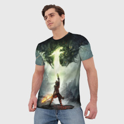 Мужская футболка 3D Dragon Age: Inquisition - фото 2