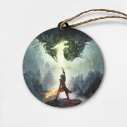 Деревянная игрушка круг Dragon Age: Inquisition
