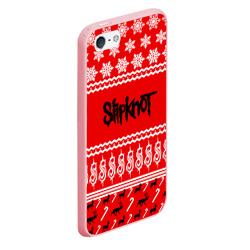 Чехол для iPhone 5/5S матовый Праздничный Slipknot - фото 2