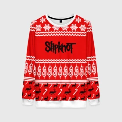 Женский свитшот 3D Праздничный Slipknot