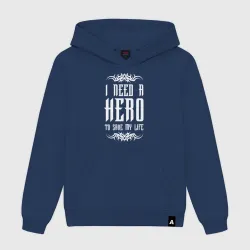 Мужская толстовка хлопок I Need a Hero