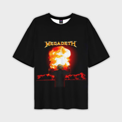 Мужская футболка oversize 3D Megadeth