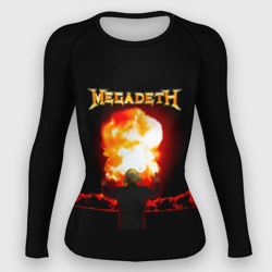 Женский рашгард 3D Megadeth