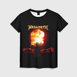 Женская футболка 3D Megadeth