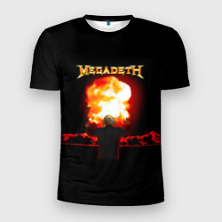 Мужская футболка 3D Slim Megadeth