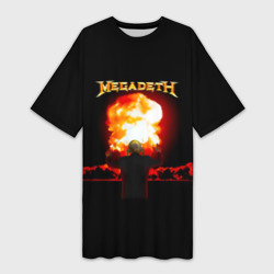Платье-футболка 3D Megadeth