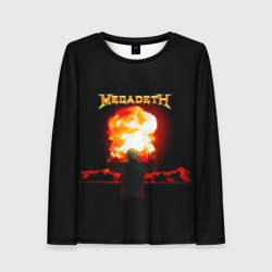 Женский лонгслив 3D Megadeth