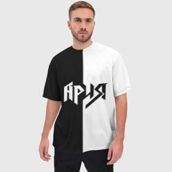 Мужская футболка oversize 3D Ария - фото 2