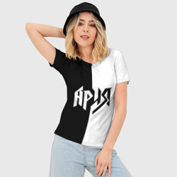 Женская футболка 3D Slim Ария - фото 2