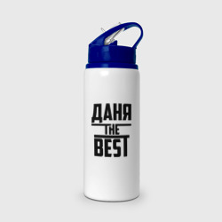 Бутылка для воды с трубочкой Даня the best