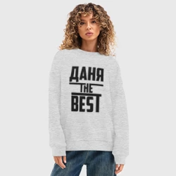 Женский свитшот oversize без начеса хлопок Даня the best - фото 2
