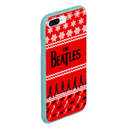 Чехол для iPhone 7Plus/8 Plus матовый Праздничный The Beatles - фото 2