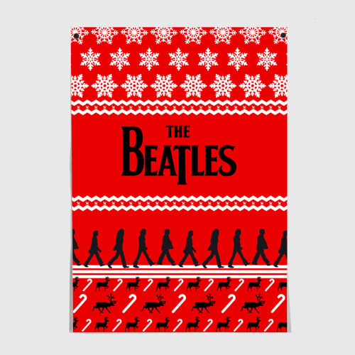 Постер Праздничный The Beatles