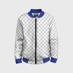 Детский бомбер 3D Прозрачность из редактора - паттерн квадратиков