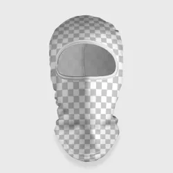 Балаклава 3D Прозрачность из редактора - паттерн квадратиков