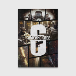 Обложка для паспорта матовая кожа Rainbow Six Siege радуга 6 осада R6S