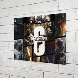 Холст прямоугольный Rainbow Six Siege радуга 6 осада R6S - фото 2