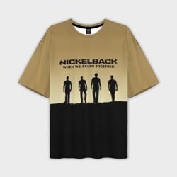 Мужская футболка oversize 3D Nickelback