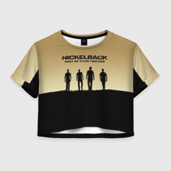 Женская футболка Crop-top 3D Nickelback