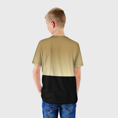 Детская футболка 3D с принтом Nickelback, вид сзади #2