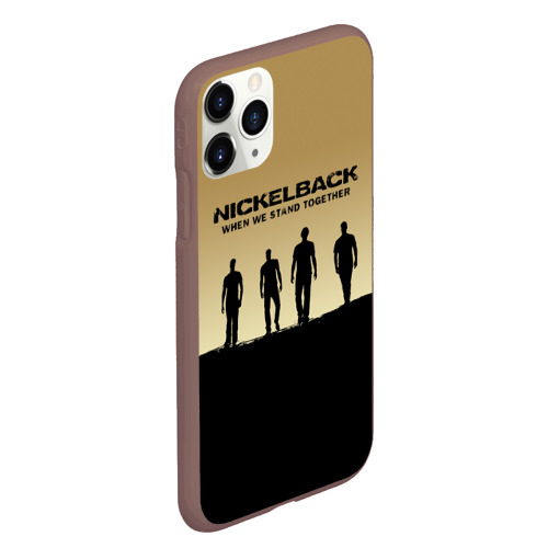 Чехол для iPhone 11 Pro Max матовый Nickelback, цвет коричневый - фото 3