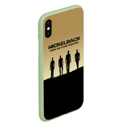 Чехол для iPhone XS Max матовый Nickelback - фото 2